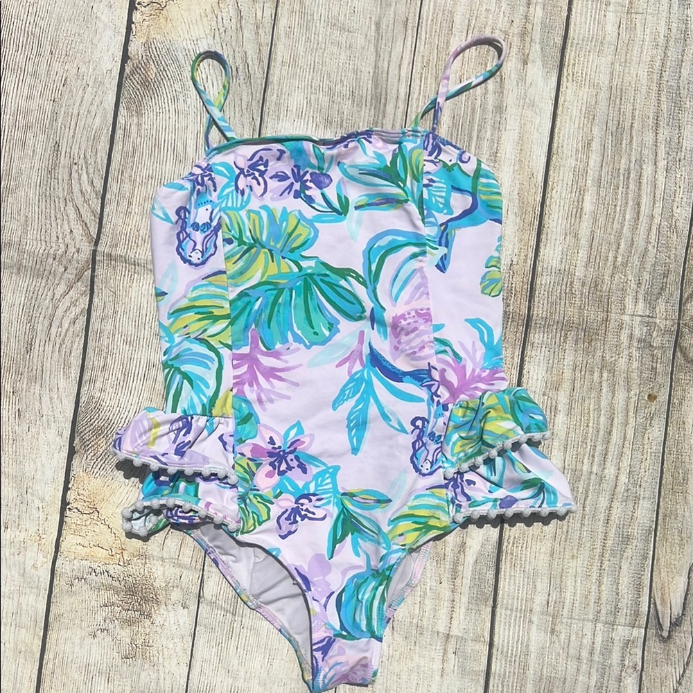 Lilly Pulitzer mermaid in the shade one piece size 7